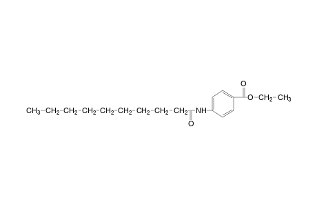 p-decanamidobenzoic acid, ethyl ester