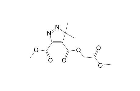 4-O-(2-methoxy-2-oxoethyl) 3-O-methyl 5,5-dimethylpyrazole-3,4-dicarboxylate