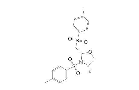 (2S,4S)-4-Methyl-3-tosyl-2-(tosylmethyl)oxazolidine