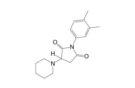 2-piperidino-N-(3,4-xylyl)succinimide