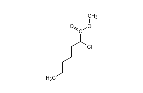 2-chloroheptanoic acid, methyl ester