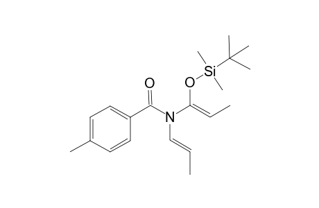 N-{1-[(t-Butyldimethylsilyloxy)prop-2"-enyl}-4-methyl-N-(prop-2'-enyl)]benzamide