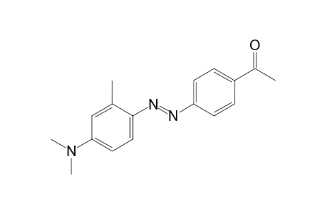 4'-[(4-dimethylamino-o-tolyl)azo]acetophenone