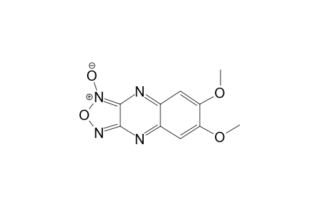 6,7-DIMETHOXYFURAZANO-[3,4-B]-QUINOXALINE-1-OXIDE