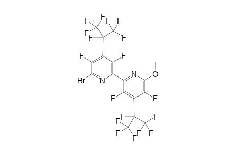 2-{6-bromo-3,5-difluoro-4-[1,2,2,2-tetrafluoro-1-trifluoromethyl-ethyl](2-pyridyl)}{3,5,-difluoro-6-methoxy-4-[1,2,2,2-tetrafluoro-1-(trifluoromethyl)ethyl]pyridine