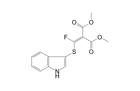 2-[Fluoro-(1H-indol-3-ylsulfanyl)-methylene]-malonic acid dimethyl ester