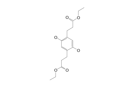 2,5-dihydroxy-p-benzenedipropionic acid, diethyl ester