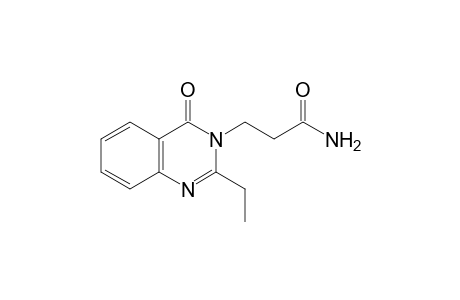 2-ethyl-4-oxo-3(4H)-quinazolinepropionamide
