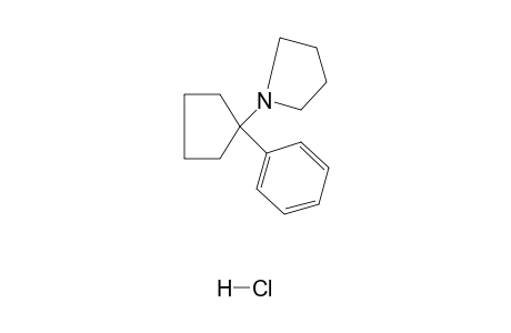 N-(1-Phenyl)cyclopentylpyrrolidine  HC l  inkbr