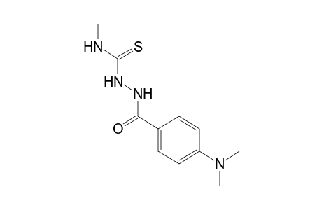 1-[p-(dimethylamino)benzoyl]-4-methyl-3-thiosemicarbazide