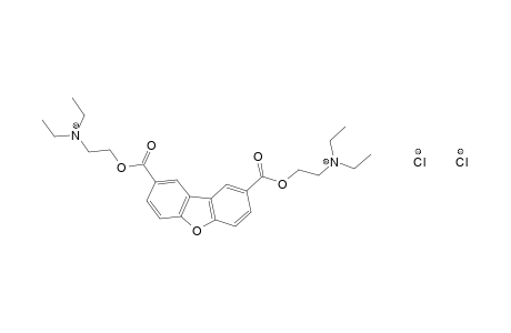 2,8-dibenzofurandicarboxylic acid, bis[2-(diethylamino)ethyl]ester, dihydrochloride