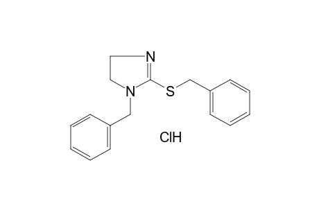 1-benzyl-2-(benzylthio)-2-imidazoline, monohydrochloride