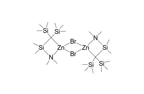 Bis[bromozinc{bis(trimethylsilyl)(dimethylaminodimethylsilyl)}] complex