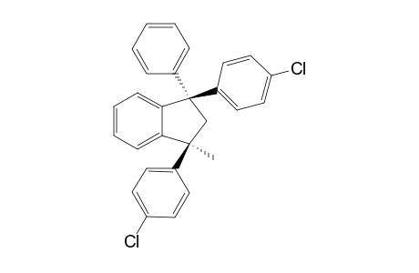 1,3-Bis(4-chlorophenyl)-3-phenyl-1-methylindan