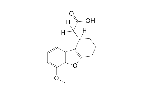 6-methoxy-1,2,3,4-tetrahydro-1-dibenzofuranacetic acid