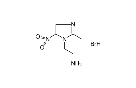 1-(2-aminoethyl)-2-methyl-5-nitroimidazole, monohydrobromide