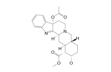 (+)-7-ALPHA-ACETOXY-7H-YOHIMBINE;METHYL-7-ALPHA-ACETOXY-17-ALPHA-HYDROXY-7H-YOHIMBANE-16-ALPHA-CARBOXYLATE