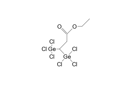 ETHYL-3,3-BIS-(TRICHLOROGERMYL)-PROPIONATE