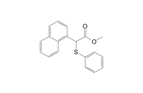 methyl 2-(1-naphthyl)-2-phenylsulfanyl-acetate