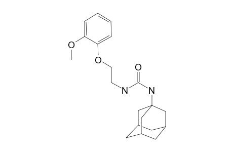 Urea, N-[2-(2-methoxyphenoxy)ethyl]-N'-tricyclo[3.3.1.1(3,7)]dec-1-yl-