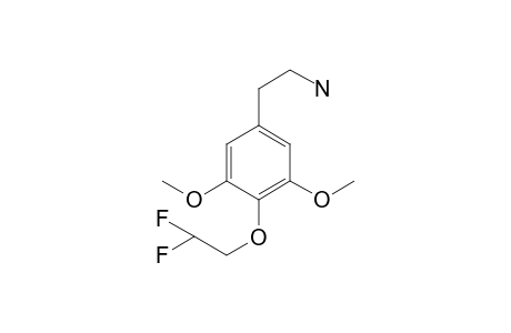 4-(2,2-Difluoroethoxy)-3,5-dimethoxyphenethylamine