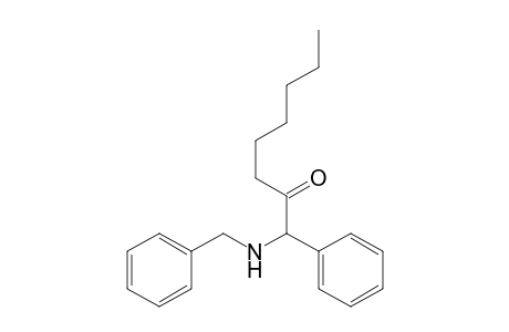2-Octanone, 1-phenyl-1-[(phenylmethyl)amino]-