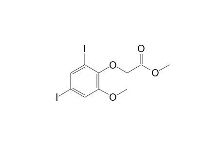 2-(2,4-diiodo-6-methoxy-phenoxy)acetic acid methyl ester