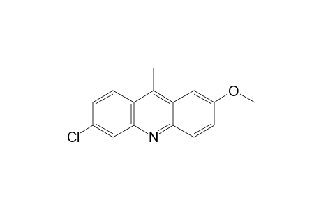 6-Chloro-2-methoxy-9-methyl acridine