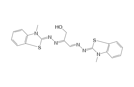 3-Methyl-2-benzothiazolinone, diazine with hydroxypyruvaldehyde