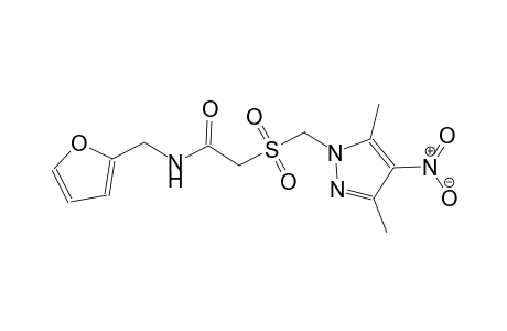 2-{[(3,5-dimethyl-4-nitro-1H-pyrazol-1-yl)methyl]sulfonyl}-N-(2-furylmethyl)acetamide
