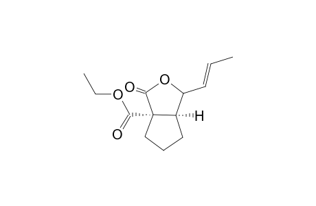 (3aR,6aS)-Ethyl 3-oxo-1-[prop-1'-en-1'-yl]tetrahydrocyclopenta[c]furan-3a-carboxylate