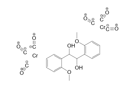 1,2-Bis[tricarbonyl(o-methoxybenzyl)chromium]-1,2-dihydroxyethane complex