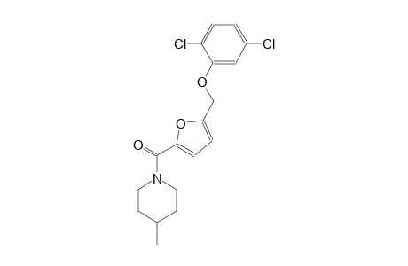 1-{5-[(2,5-dichlorophenoxy)methyl]-2-furoyl}-4-methylpiperidine
