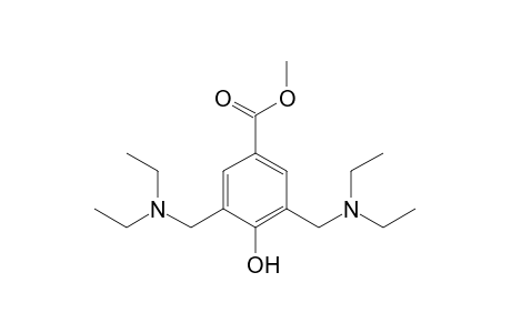 3,5-bis[(diethylamino)methyl]-4-hydroxybenzoic acid, methyl ester