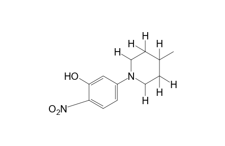 5-(4-Methylpiperidino)-2-nitrophenol