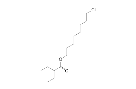 2-Ethylbutyric acid, 8-chlorooctyl ester