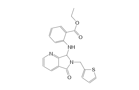 benzoic acid, 2-[[6,7-dihydro-5-oxo-6-(2-thienylmethyl)-5H-pyrrolo[3,4-b]pyridin-7-yl]amino]-, ethyl ester