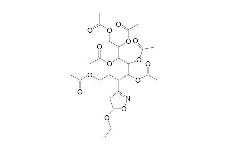 (5'R)-3-(5'-ETHOXY-2'-ISOXAZOLIN-3'-YL)-2,3-DIDEOXY-1,4,5,6,7,8-HEXA-O-ACETYL-D-GLYCERO-L-GLUCOOCTITOL