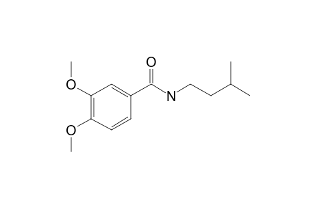 Benzamide, 3,4-dimethoxy-N-(3-methylbutyl)-