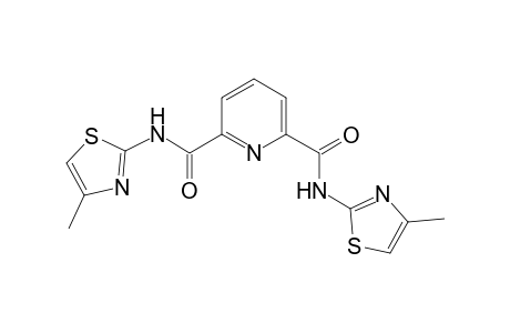 N~2~,N~6~-bis(4-methyl-1,3-thiazol-2-yl)-2,6-pyridinedicarboxamide