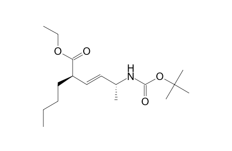 (E,2R,5R)-2-butyl-5-[[(2-methylpropan-2-yl)oxy-oxomethyl]amino]-3-hexenoic acid ethyl ester