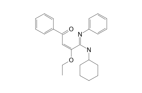 N-Cyclohexyl-4-oxo-4,N'-diphenyl-2-butenamidine