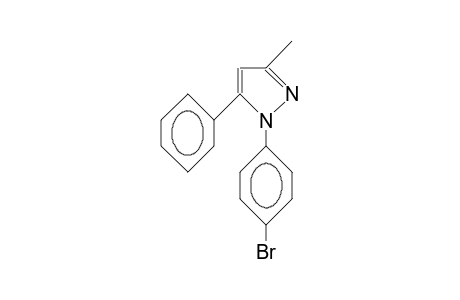 1-(4-bromophenyl)-3-methyl-5-phenylpyrazole