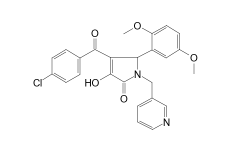 4-(4-Chloro-benzoyl)-5-(2,5-dimethoxy-phenyl)-3-hydroxy-1-pyridin-3-ylmethyl-1,5-dihydro-pyrrol-2-one