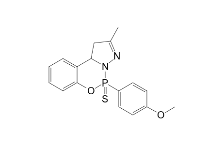 1,10B-DIHYDRO-5-(4-METHOXYPHENYL)-2-METHYL-5H-PYRAZOLO-[1,5-C]-[1,3]-BENZOXAZAPHOPSHORIN-5-SULFIDE