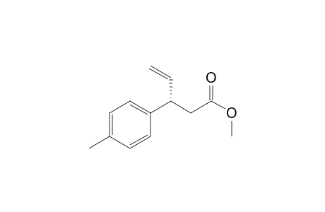 (S)-methyl 3-(p-tolyl)pent-4-enoate