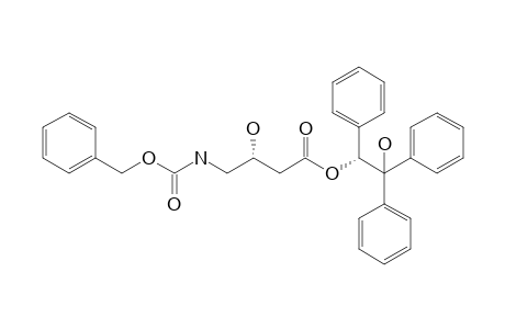 (1'R,3R)-4-[(Benzyloxycarbonyl)amino]-3-hydroxybutanoic acid 2'-hydroxy-1',2',2'-triphenylethyl ester