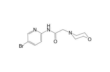 4-morpholineacetamide, N-(5-bromo-2-pyridinyl)-