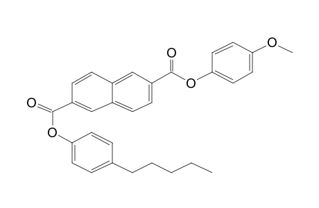 Naphthalene-2,6-dicarboxylic acid, 4-methoxyphenyl ester 4-pentylphenyl ester