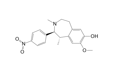 (4S,5S)-7-methoxy-3,5-dimethyl-4-(4-nitrophenyl)-1,2,4,5-tetrahydro-3-benzazepin-8-ol